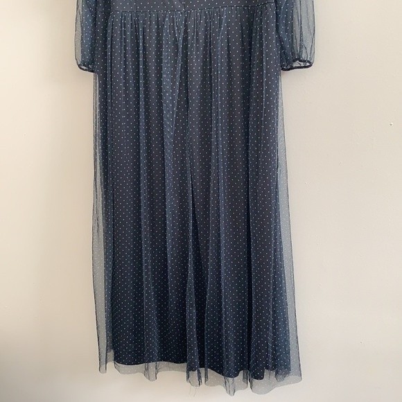 Candalite Women's Maxi Navy Silver Dress Size 3X - Picture 7 of 10